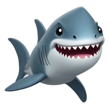 cute Jeff the baby land shark marvel sticker