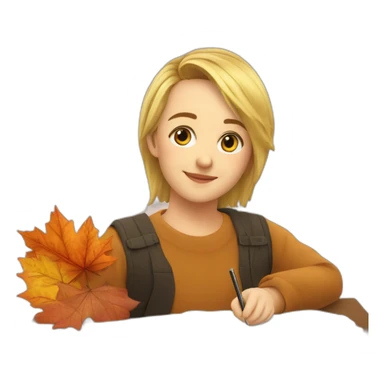 Yuri Shevchuk signing about Autumn sticker