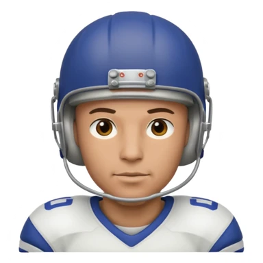 bald, male, football player sticker