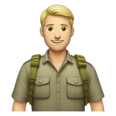 male german expat in vietnam sticker