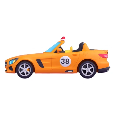 safety car side view sticker