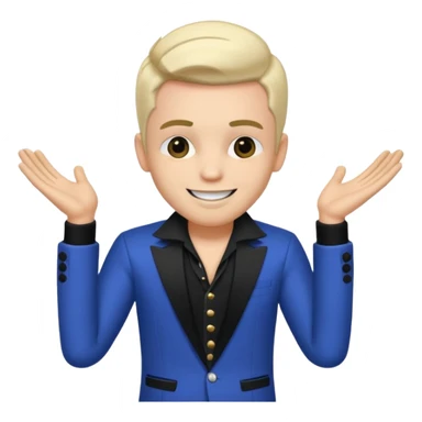 Sugar Bones, Male Pop Singer from Confidence Man sticker