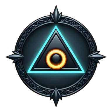 Make a blacj magic symbol sticker