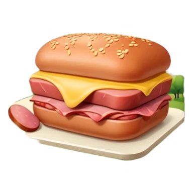  paris art gallery SPAM meat landscape  sticker