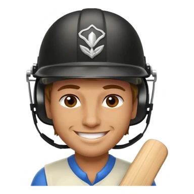 Cricketer sticker