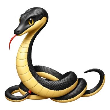 uma lamparina tradicional branca   com uma cobra  preta em volta da lamparina  sticker