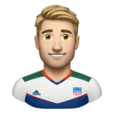 Antoine dupont rugby sticker