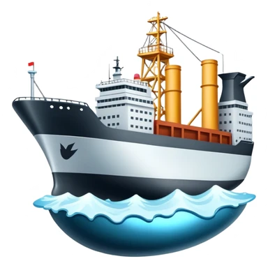 a ship carrying rare earth metals sticker
