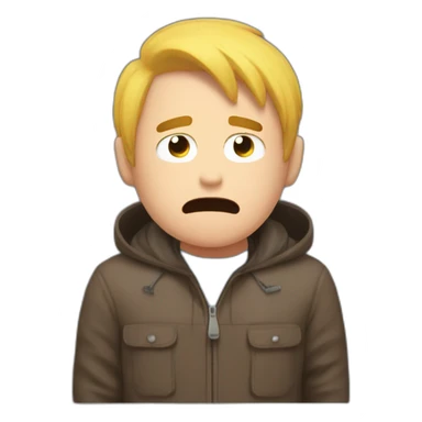 Fall guys crying sticker