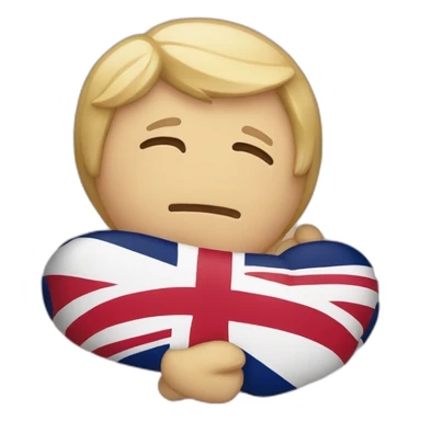 poland hugging united kingdom sticker