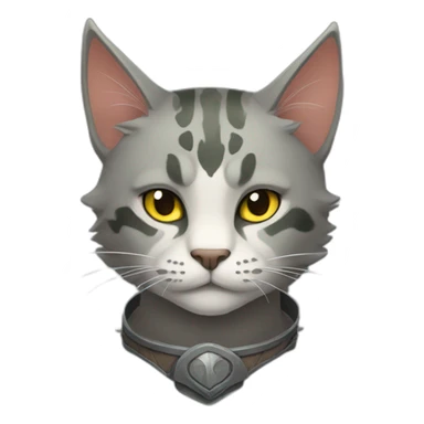 Warrior cat sticker