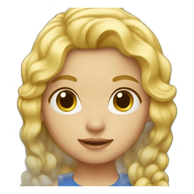 Blonde dutch girl sticker