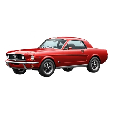 Classic mustang sticker