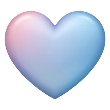 Heart-coloured-pastel-grey-blue-shade sticker