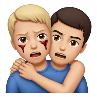 strangling someone  sticker