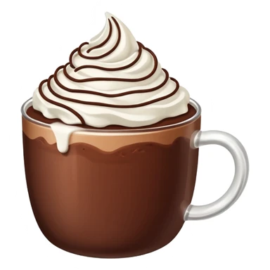 Hot chocolate sticker