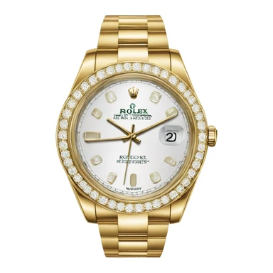 rolex watch emoji IOs style sticker