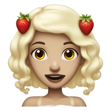 Strawberry princess pale vampire sticker