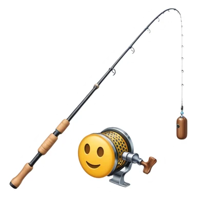 Fishing rod item sticker