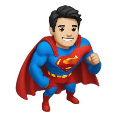 Stan super man sticker