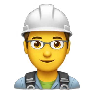 engineer fixing js code sticker