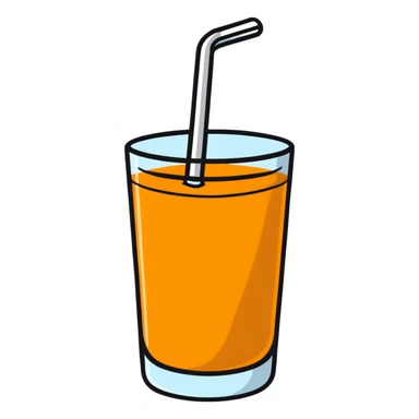 double stuffed orange juice sticker