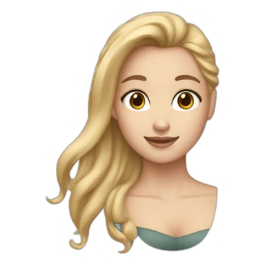 Blonde girl with a brown hair girl bff sticker