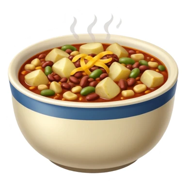  chili, beans and potatoes.  sticker