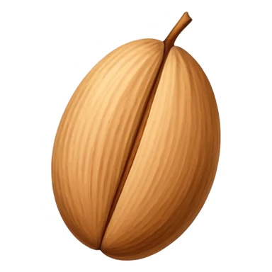 Almond emoji sticker