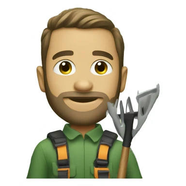 Bush trimmer sticker