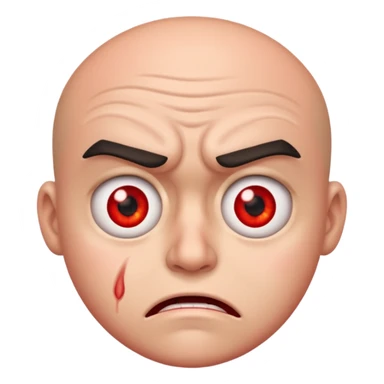 annoyed furious person sticker