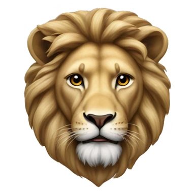 Israeli flag on a lion sticker