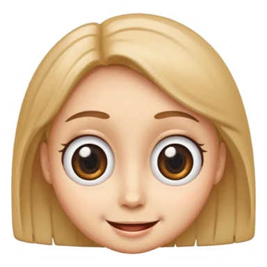 The 😬 emoji with the 😁 eyes please sticker