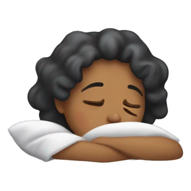 Mujer durmiendo  sticker