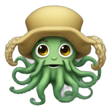 Davy Jones with tentacles sticker