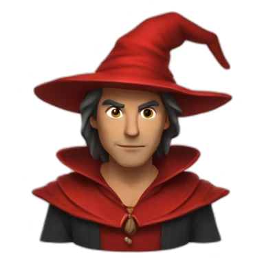 Sorcière rouge sticker