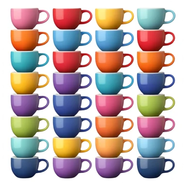 colorful Cups sticker