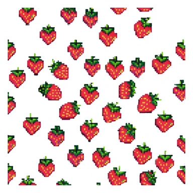 neon acid strawberry sticker