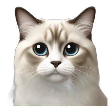 Chat sacré de birmanie sticker