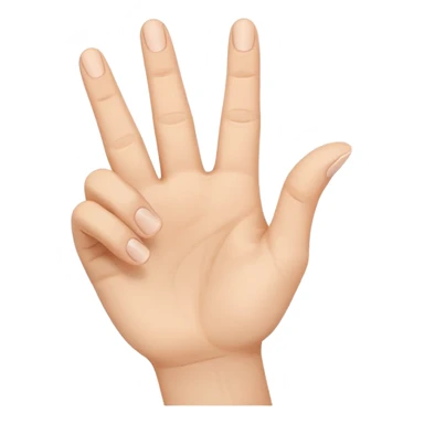 ASL symbol for the number 7 sticker