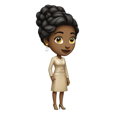 Female luxury retail light skin dark hair with for sale sign  sticker