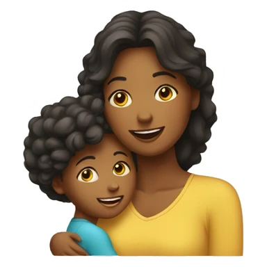 mom and child sticker
