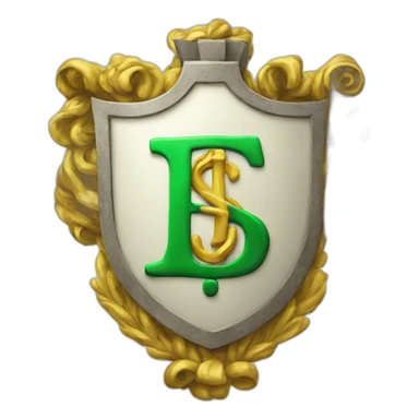 money-sign-coat-of-arms sticker