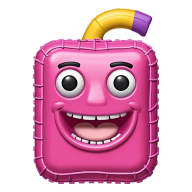   jeff koons style art SPAM pinata sculpture  sticker