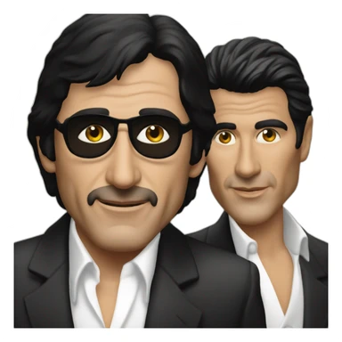 Lino ventura with Tony Montana sticker