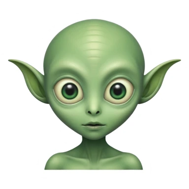 fantastic alien sticker