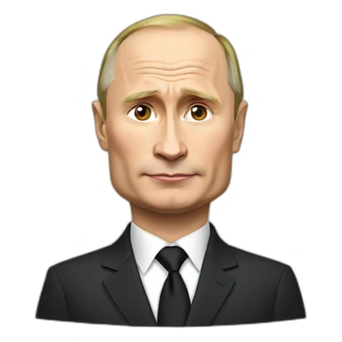 Vladimir Putin hits  sticker