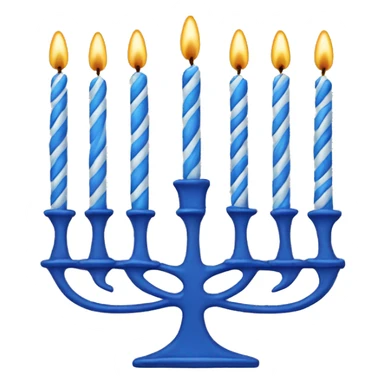 Hanukkah candles ￼ sticker