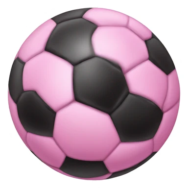 pink soccer ball sticker