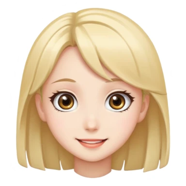 Emoji by emojis.comAnime girl face  sticker